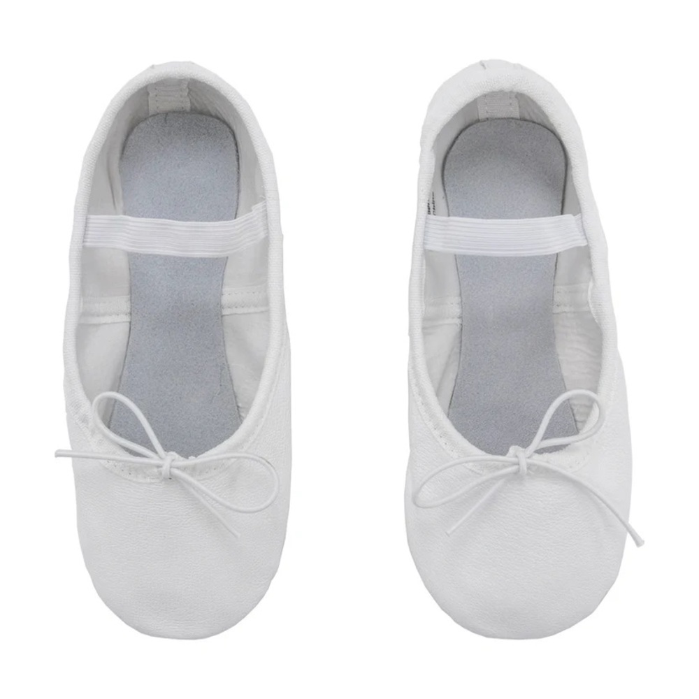 Dance Basix leather ballet shoe in white size 3.5 NWT - Picture 4 of 4